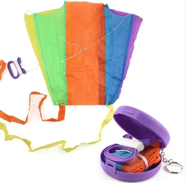 Toy Hand Throw Parachute Ejection Paraglider