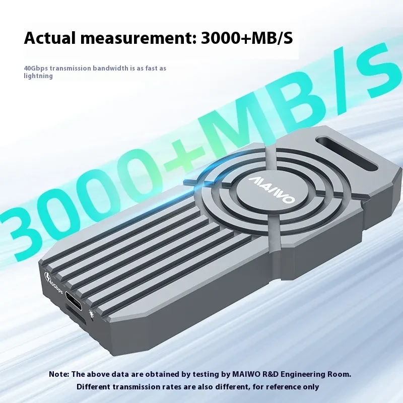 USB40 Hard Disk Box NVMe M2 Solid State Disk Applicable To Lightning 4 Laptop TypeC External Box