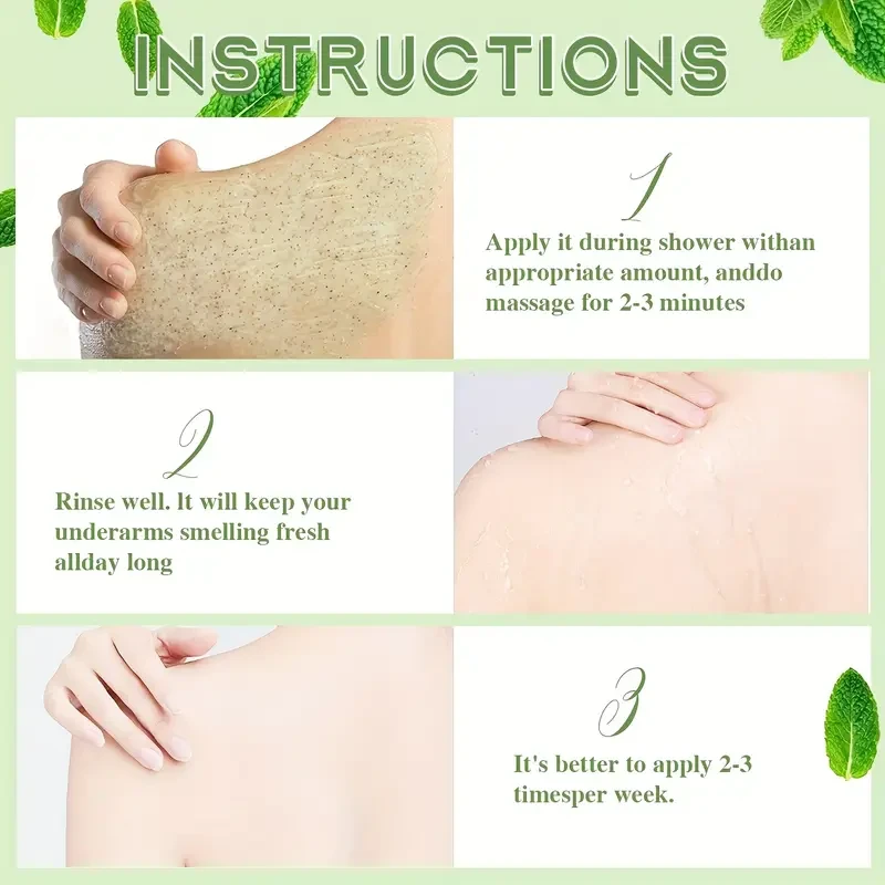 Peppermint Body Scrub Cream