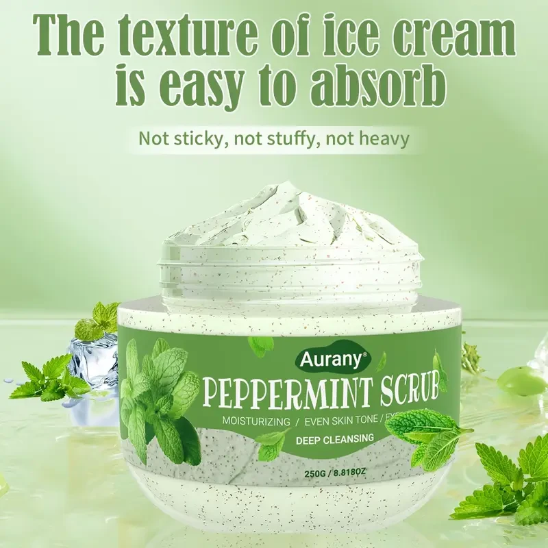 Peppermint Body Scrub Cream