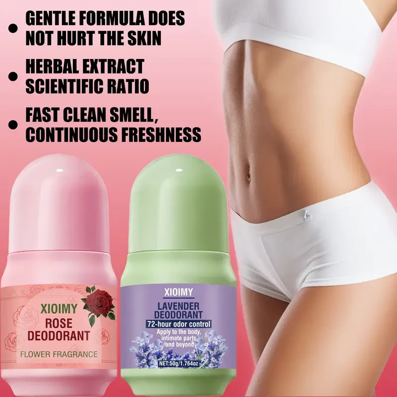 XIOIMY Unisex-Adult Body Balm, 50g Rose & 50g Lavender