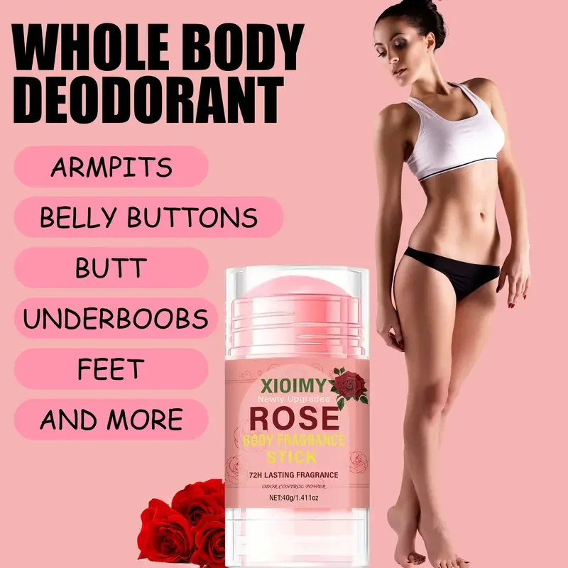 Xioimy Rose & Lavender Deodorant Stick, 40g