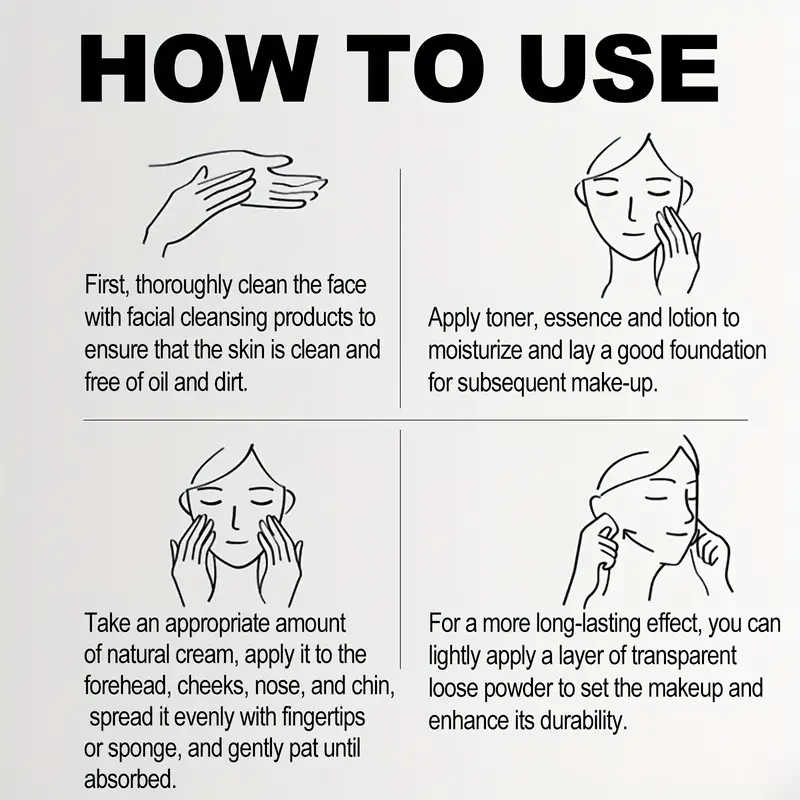 2pcs XIOIMY 5-in-1 No-Makeup Cream