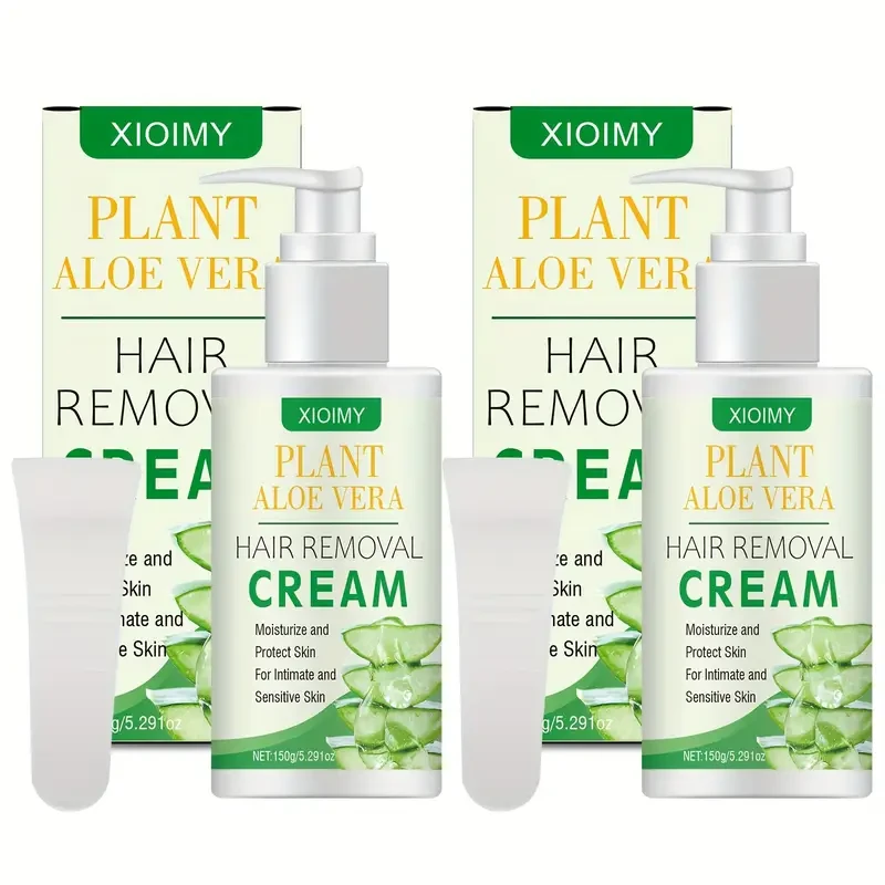 2pcs Aloe Vera Moisturizing Non Stimulating Hair Removal Cream
