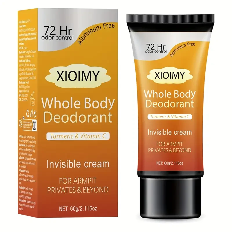 All-Over Deodorant with a Refreshing Ginger And Turmeric Scent