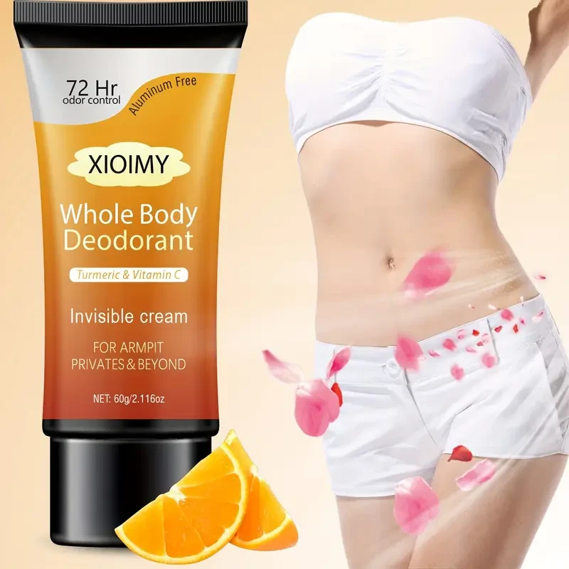 All-Over Deodorant with a Refreshing Ginger And Turmeric Scent