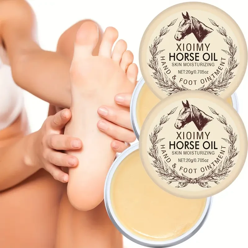 2pcs XIOIMY Horse Oil Hand & Foot Moisturizing Cream 20g Each