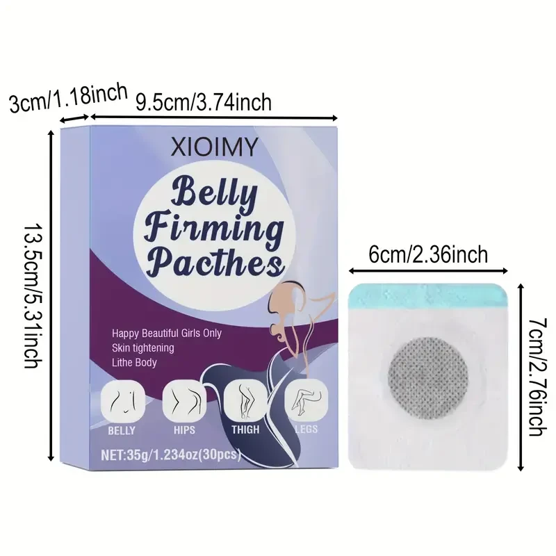 60pcs XIOIMY Belly Firming Patches