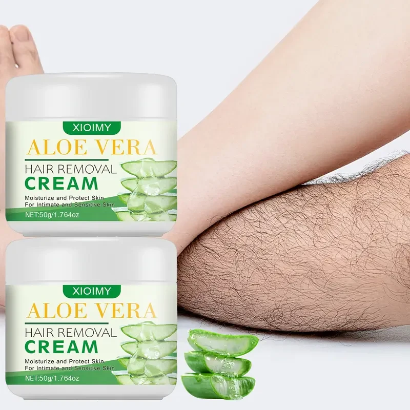 2pcs XIOIMY Aloe Vera Hair Removal Cream