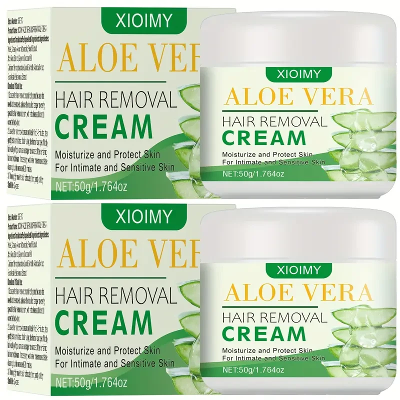 2pcs XIOIMY Aloe Vera Hair Removal Cream