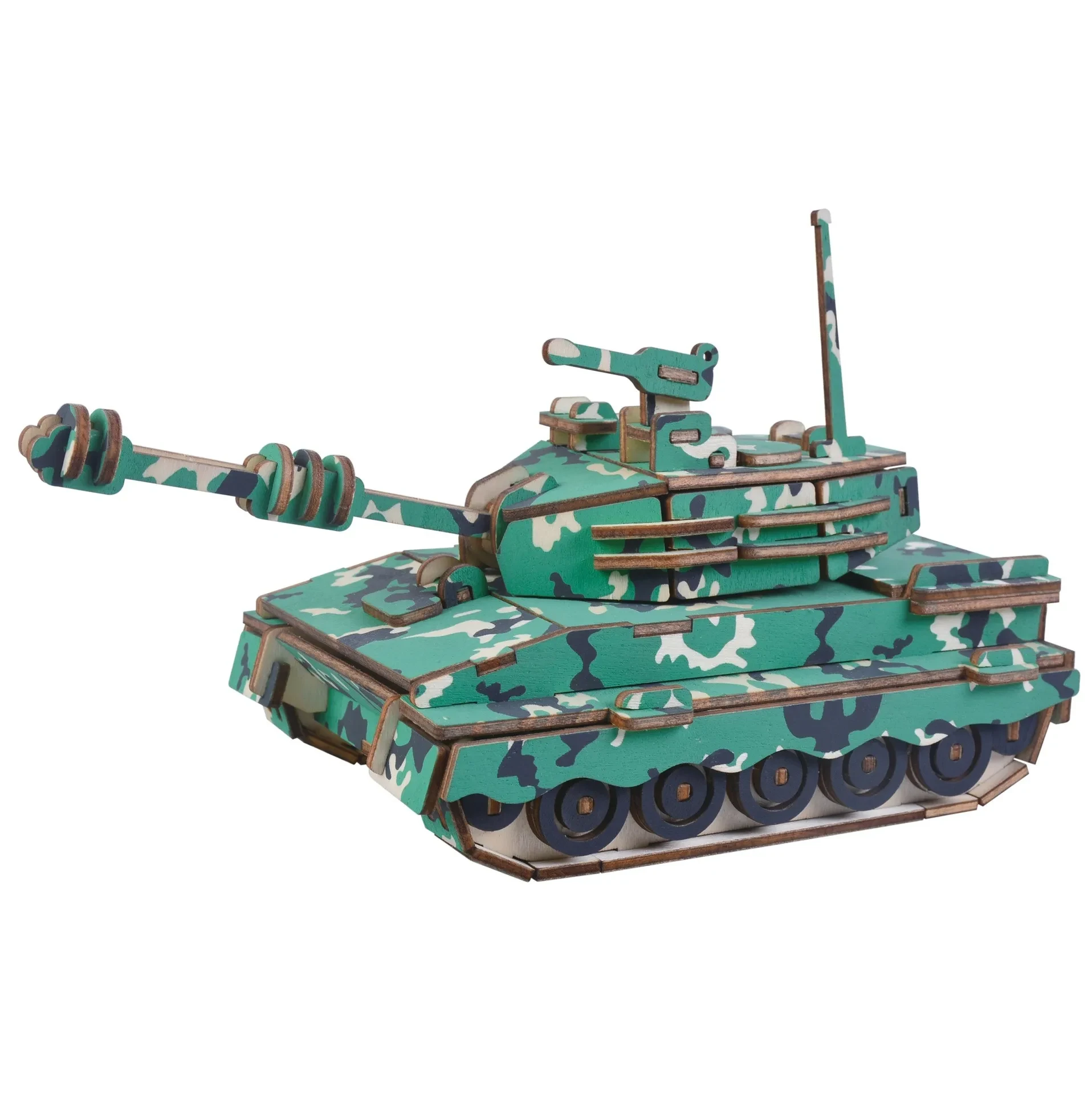 Army One 3D wooden educational toy