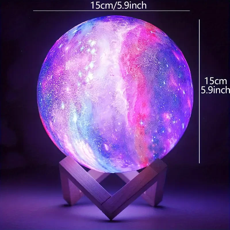 Lunar Light 128 Colors Galaxy Light Table Lamp  Starry Sky Light