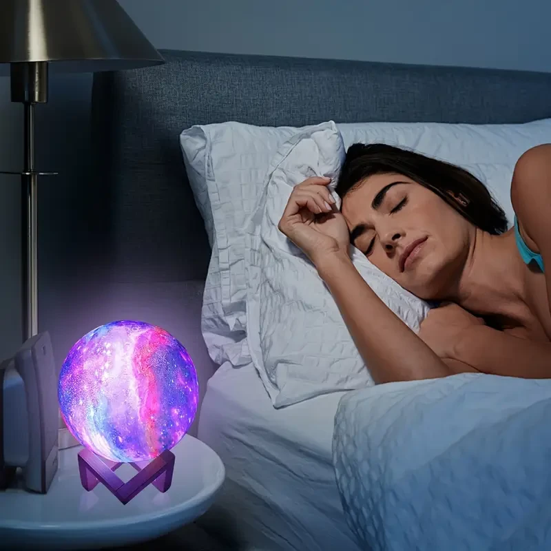 Lunar Light 128 Colors Galaxy Light Table Lamp  Starry Sky Light
