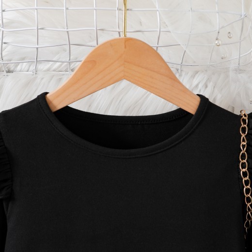 Children's Clothing Korean Fashion Long Sleeve Princess Dress