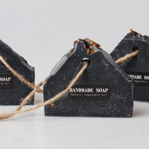 Rose Essential Oil Bamboo Charcoal Cleansing Hand Soap