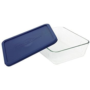 Simply Store 3 Cup Rectangle Container with Blue Lid - Pyrex