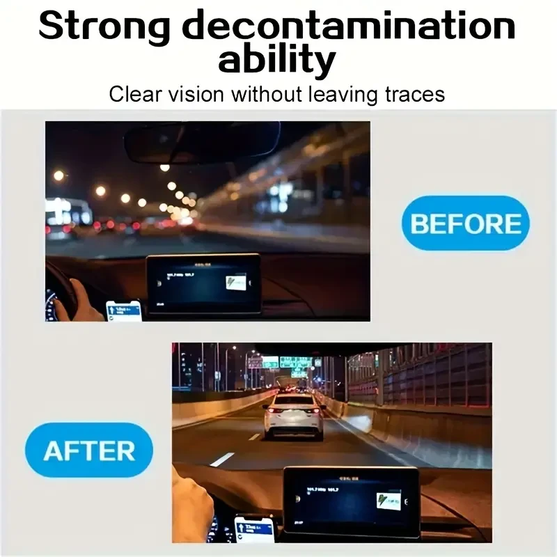 60pcs Portable Car Windshield Cleaner - Solid Wiper Fluid Tablets