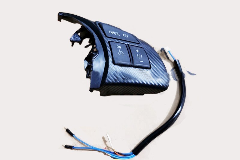 Cruise Steering Wheel Carbon Fiber Button