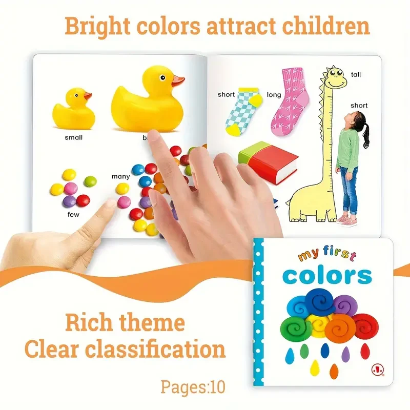 1 Box Of 12 English Children's Encyclopedia Learning Books