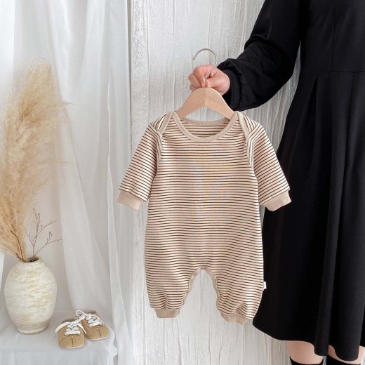 Children's Boneless Striped Casual And Comfortable Jumpsuit