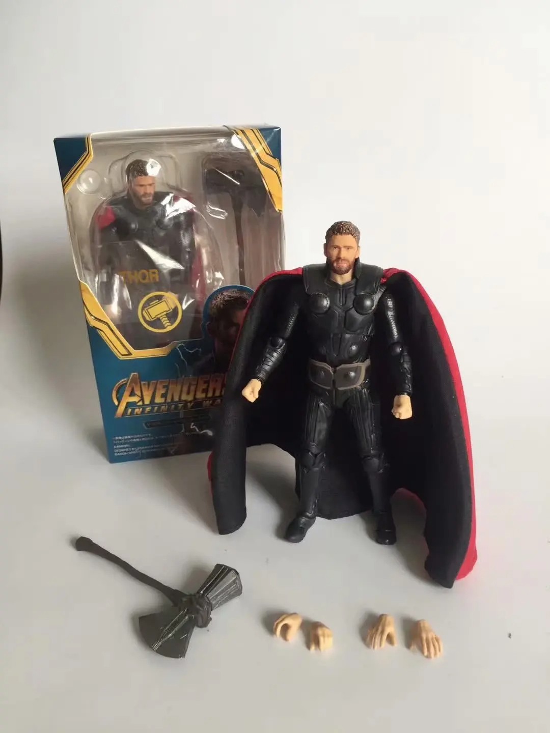 Super Hero Thor with Stormbreaker Infinity War BJD PVC Action Figure Collectible Model Toy