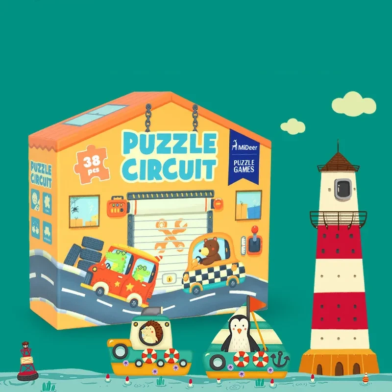 Children's Intelligence Toy Circular Orbit Puzzle