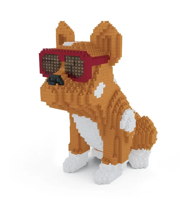 Assembling diamond pellet toy building blocks