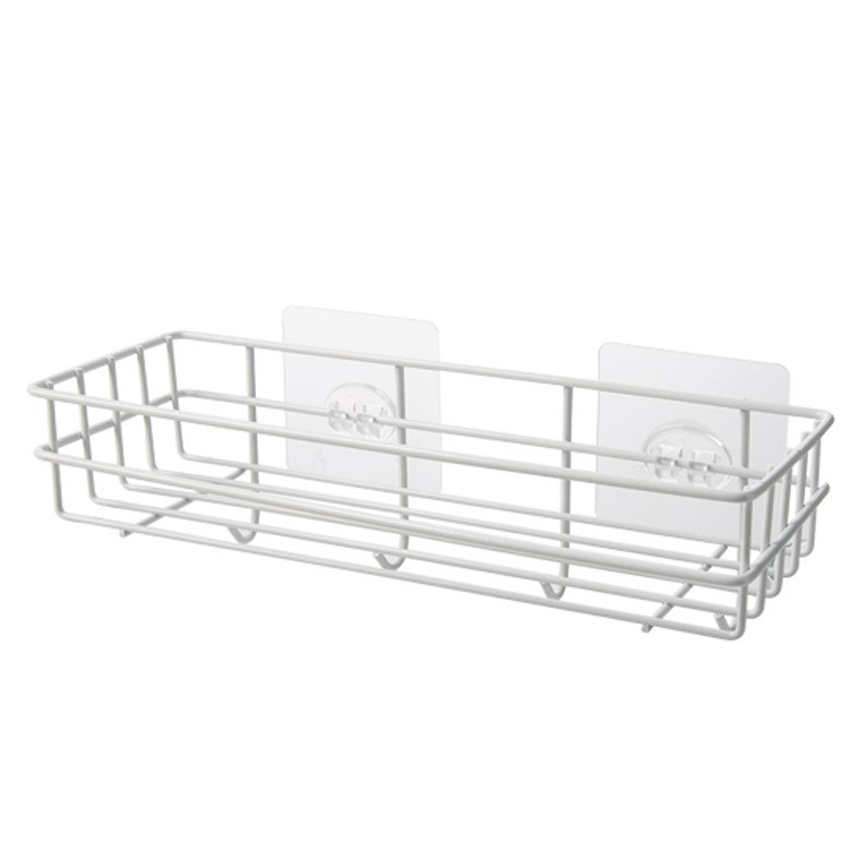 Bathroom Rack Black Wall-mounted Iron Bathroom Towel Rack