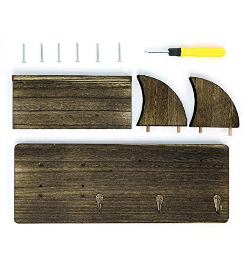 Vintage Guitar Storage Rack Wooden Wall Storage Rack Hook