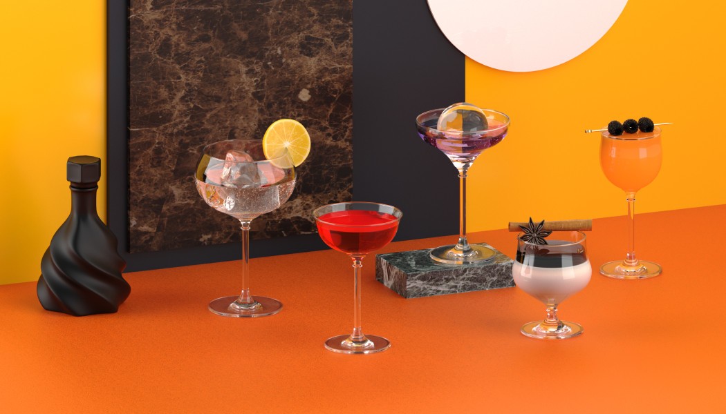 Palette Gin Glass 540ml  - Ocean