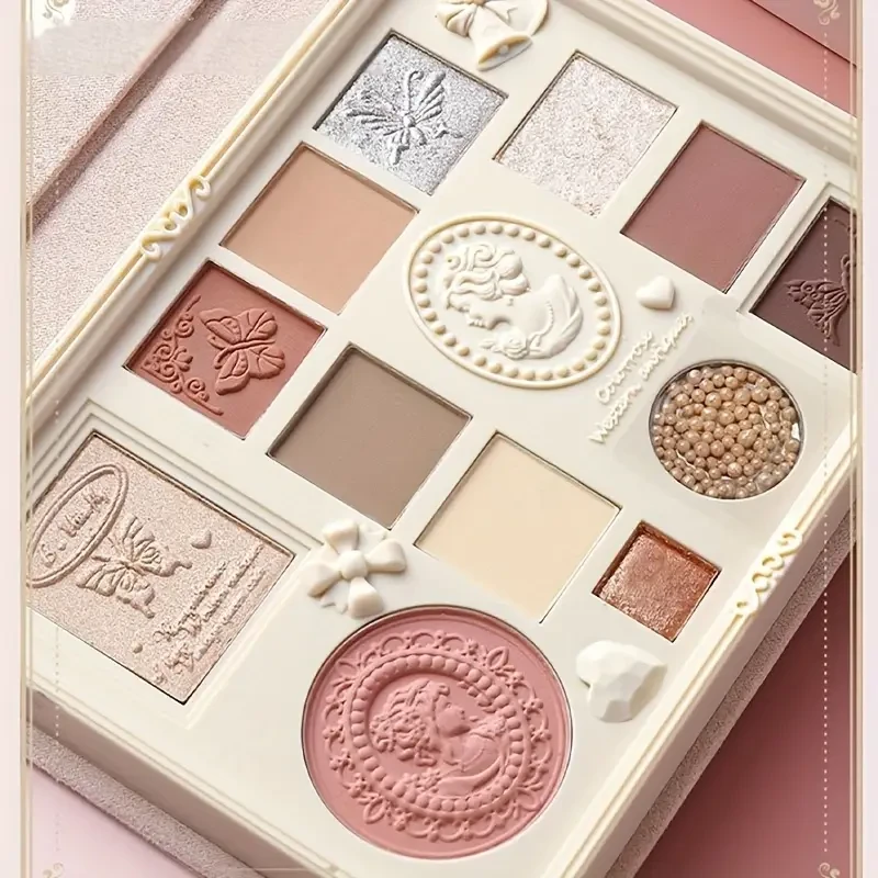 COLORROSE Matte & Shimmer Eyeshadow Palette with Mirror