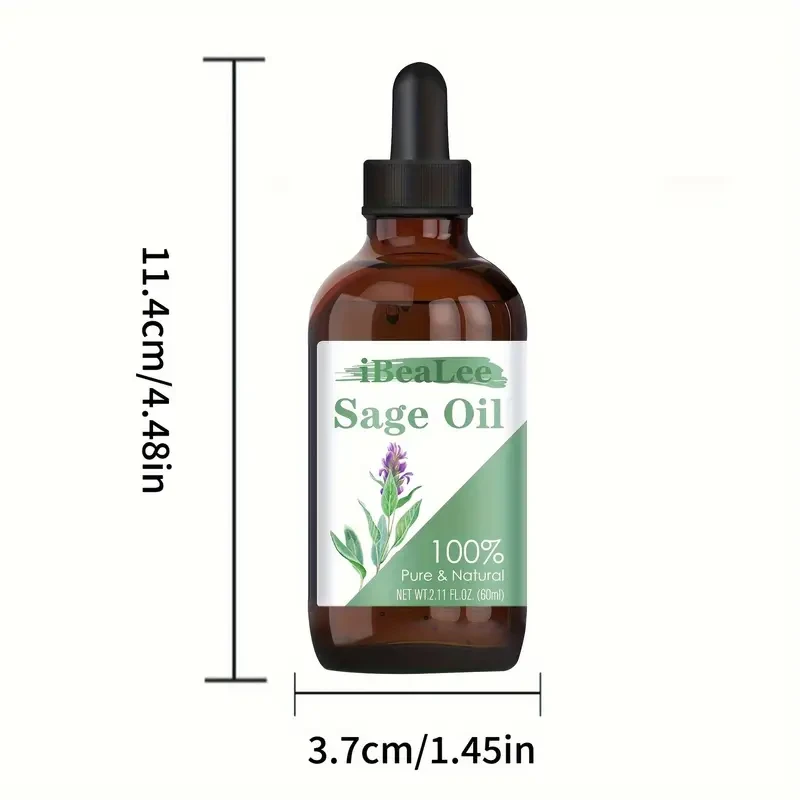 Sage Essential Oil 2.11 Fl Oz