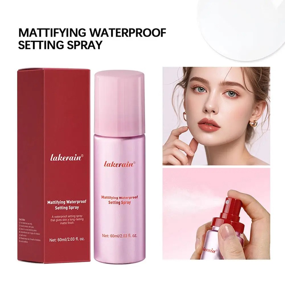 Mattifying Waterproof Setting Spray Oil Control and Non-Sticky Makeup Fixer