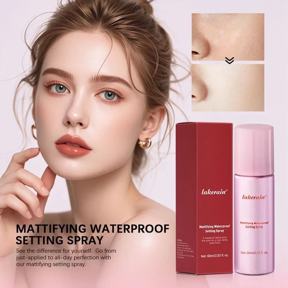 Mattifying Waterproof Setting Spray Oil Control and Non-Sticky Makeup Fixer