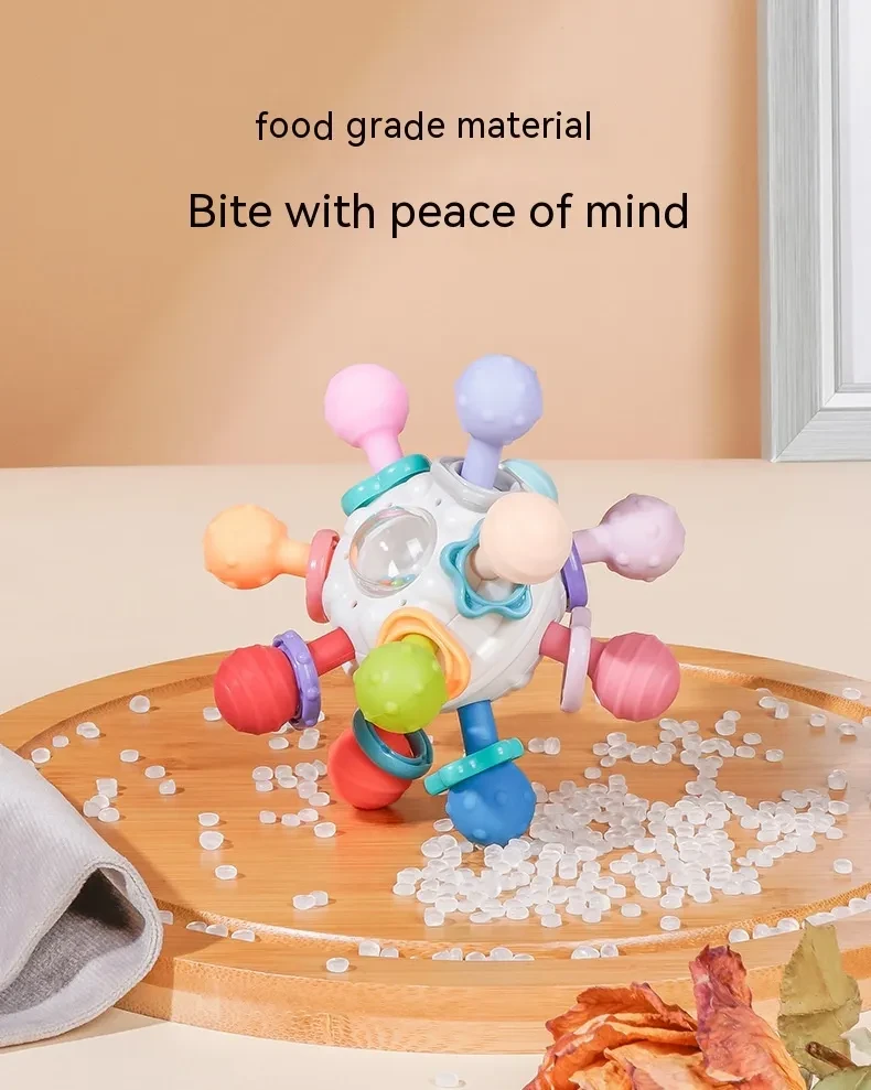 Baby Manhattan Finger Ball Rattle Toy