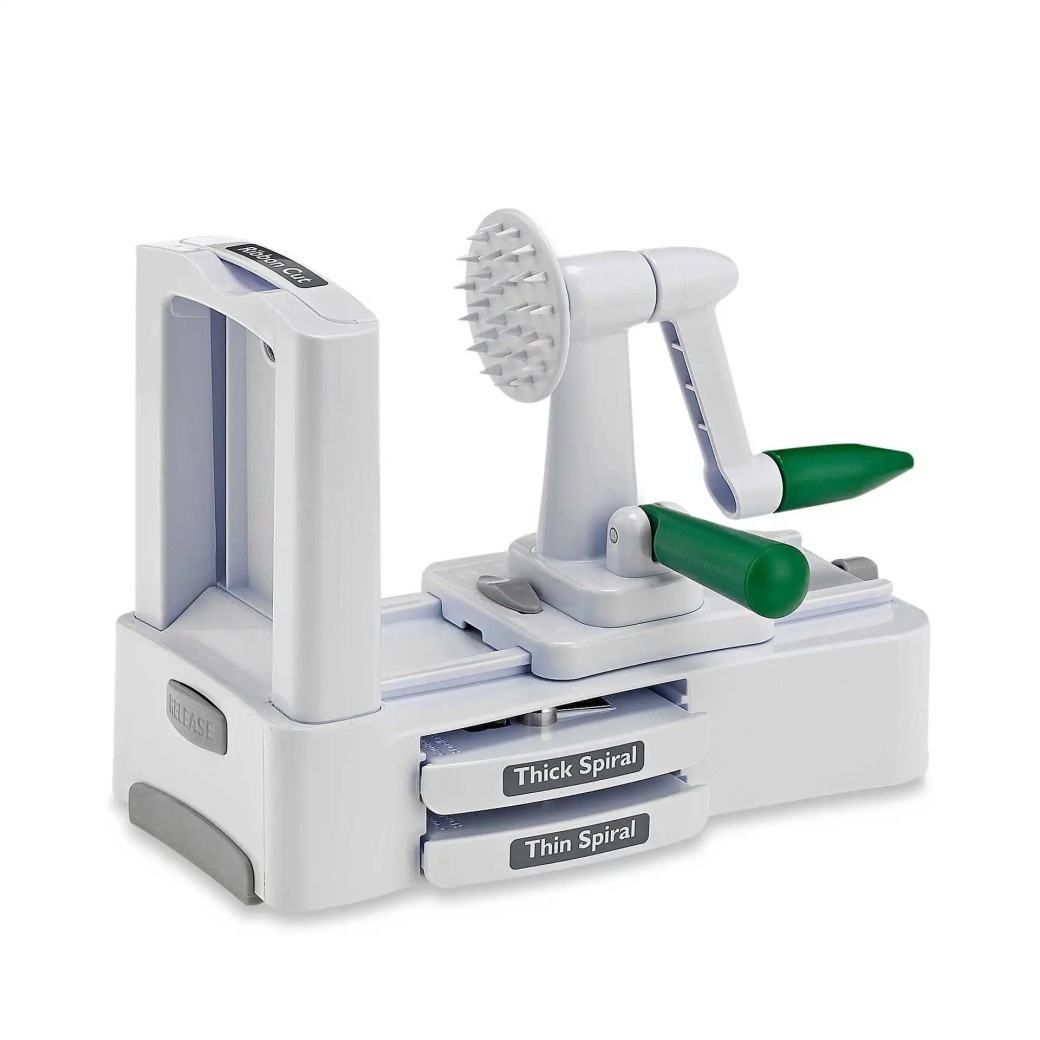 Multifunctional Spiral Vegetable Cutting Grater Hand-cranking Three-in-one Rotating Vegetable Cutter