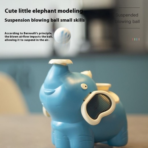 Children's Creative Cartoon Suspension Ball Blowing Machine Baby Elephant Toy