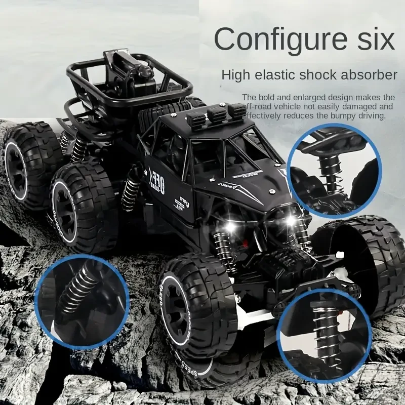 High-Speed 6WD Four-Wheel Drive Off-Road RC Toy Car