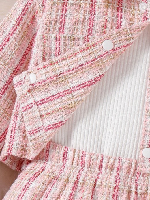 Fall Winter Coat Turtleneck Top Skirt