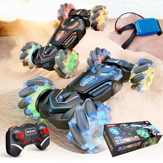 24g Charging Stunt Double-sided Car RC Gesture Remote Control Car Toy