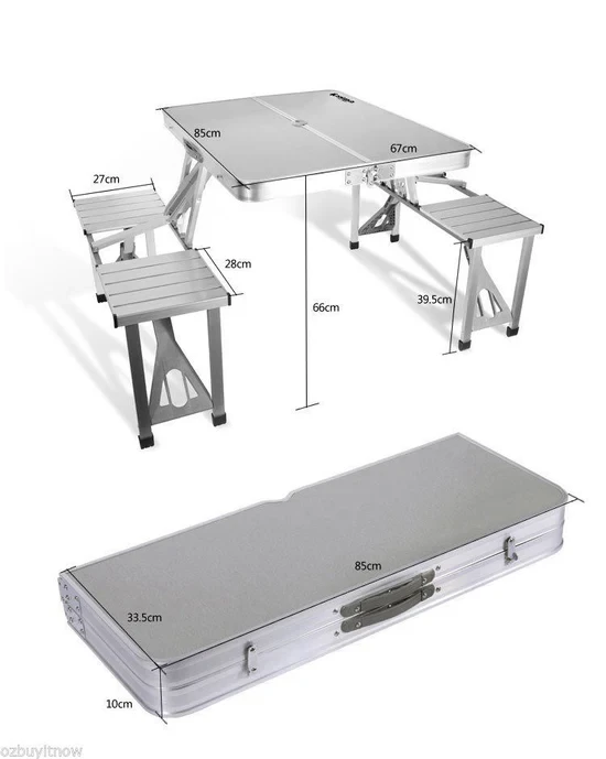 Jackaroo Folding Picnic Table