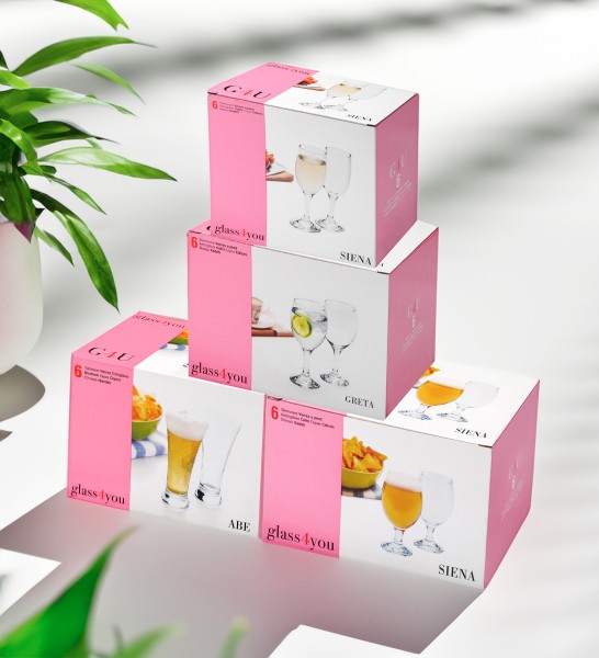 Glass4You Wine 340ml - Set 6 - Pasabahce