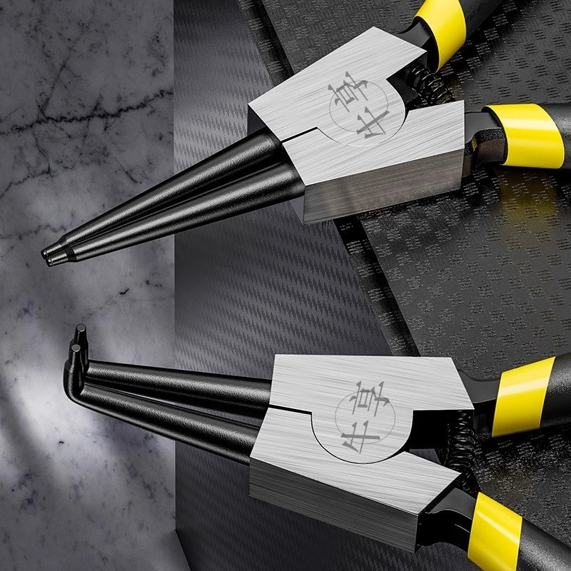 Industrial Super Hard Circlip Pliers 7-inch Auto Repair Tools