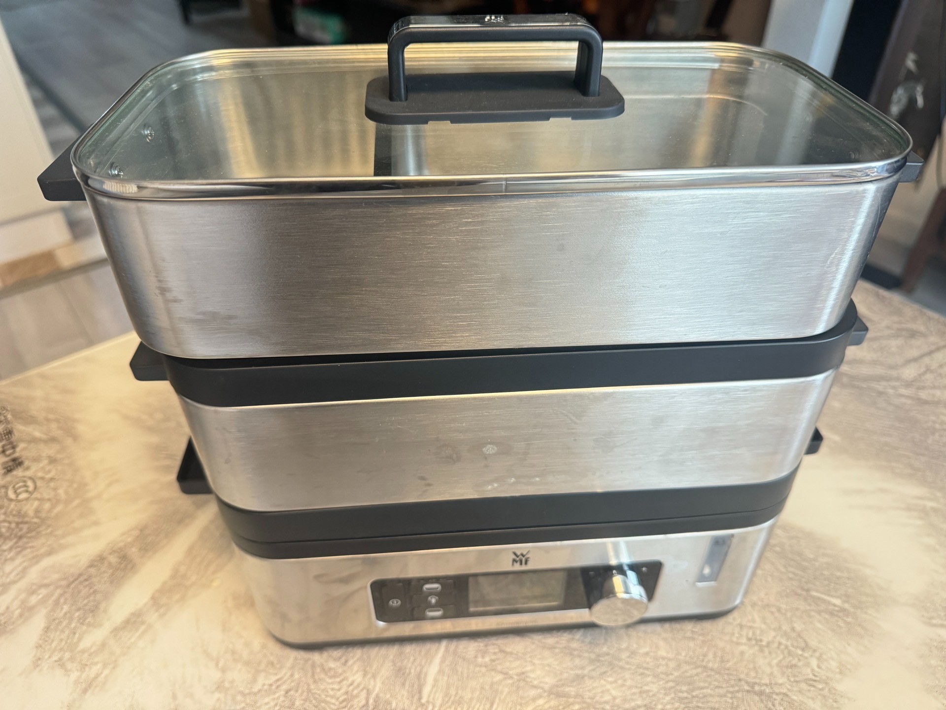 Automatic Multi-functional Household Small Steamer 304 Stainless Steel Three-layer Steamer