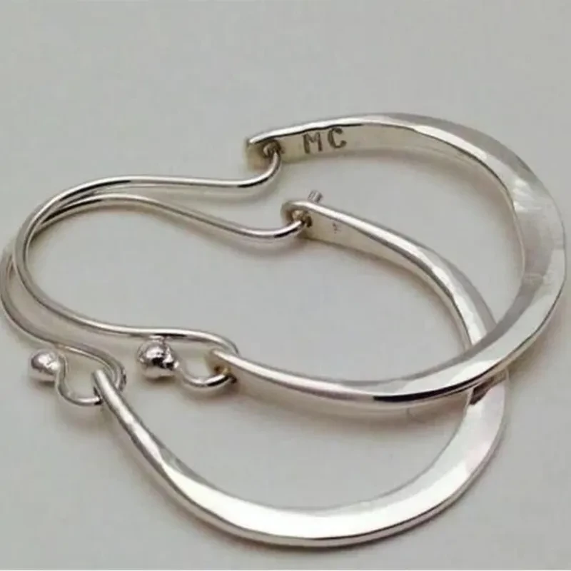 Simple Silver Artistic Chinese Style Creative Earrings