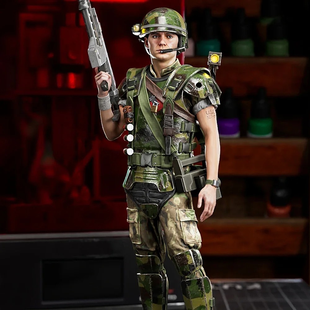 Corporal Hicks Figure 1:16 Miniature Resin Model Kit