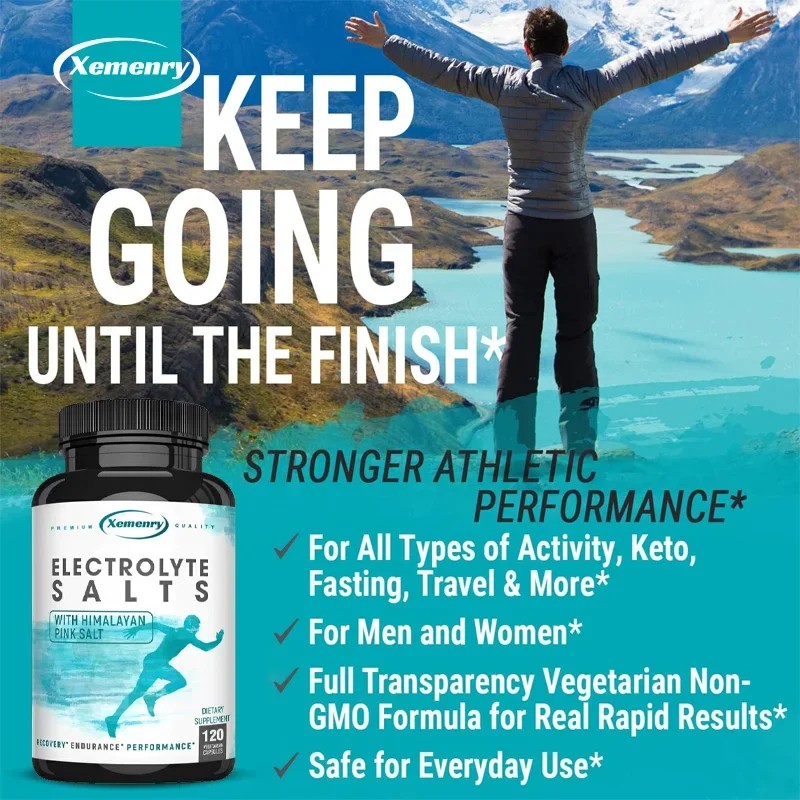 Electrolyte Capsules  Promote Muscle Movement and Energy Production