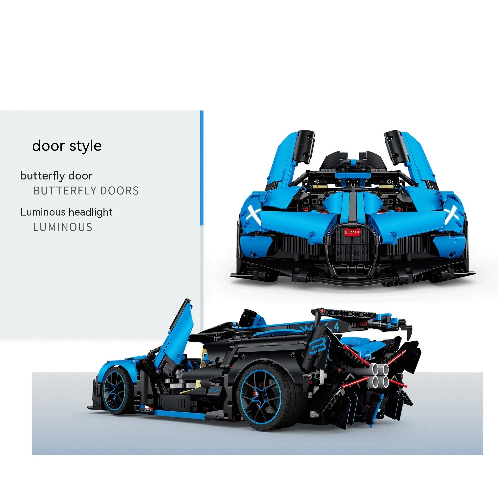 Bolide Over Sports Car Building Blocks Toy