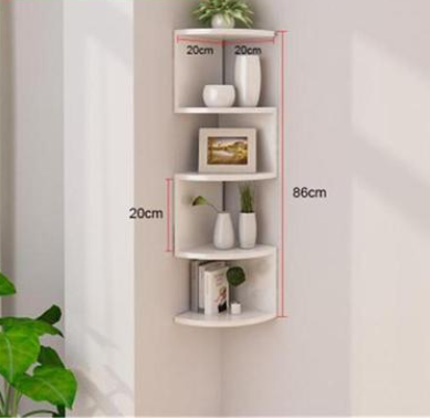 Wall Creativity Lattice Wall Corner Wall Decoration Shelf Bedroom