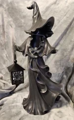 Cracker Barrel Halloween 2023 Witch With LED Lantern Decoration NIB